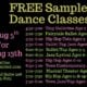 FREE Sample Dance Classes
